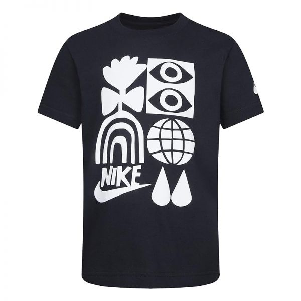 키즈 나이키 HBR 스테이트먼트 티셔츠 - 블랙 8850889