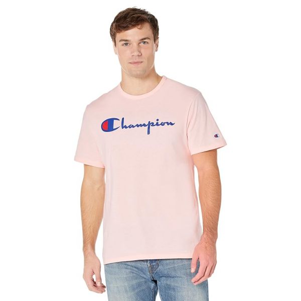 챔피온 라이트웨이트 숏슬리브 반팔 티셔츠 - Primer 핑크 6018976