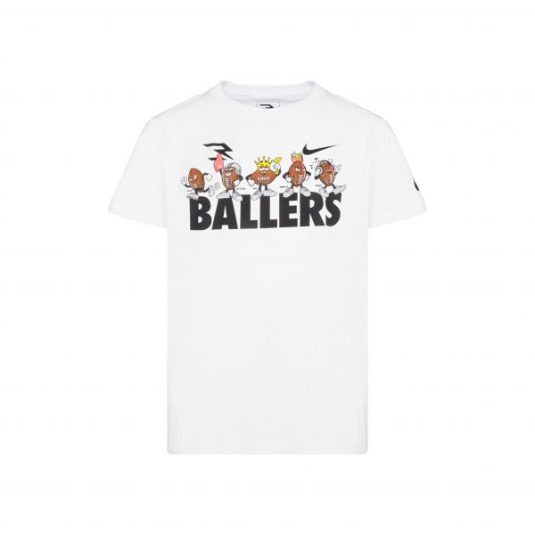키즈 3 브랜드 키즈 Ballers 그래픽 티셔츠 - 화이트 8327813