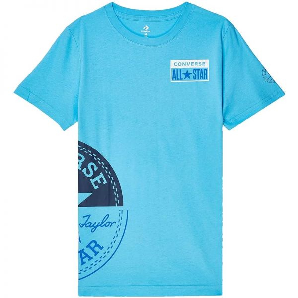 키즈 컨버스 그래픽 티셔츠 - Baltic 블루 8850716