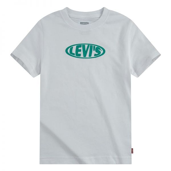 키즈 리바이스 숏슬리브 반팔 그래픽 티셔츠 셔츠 - 화이트 8029718
